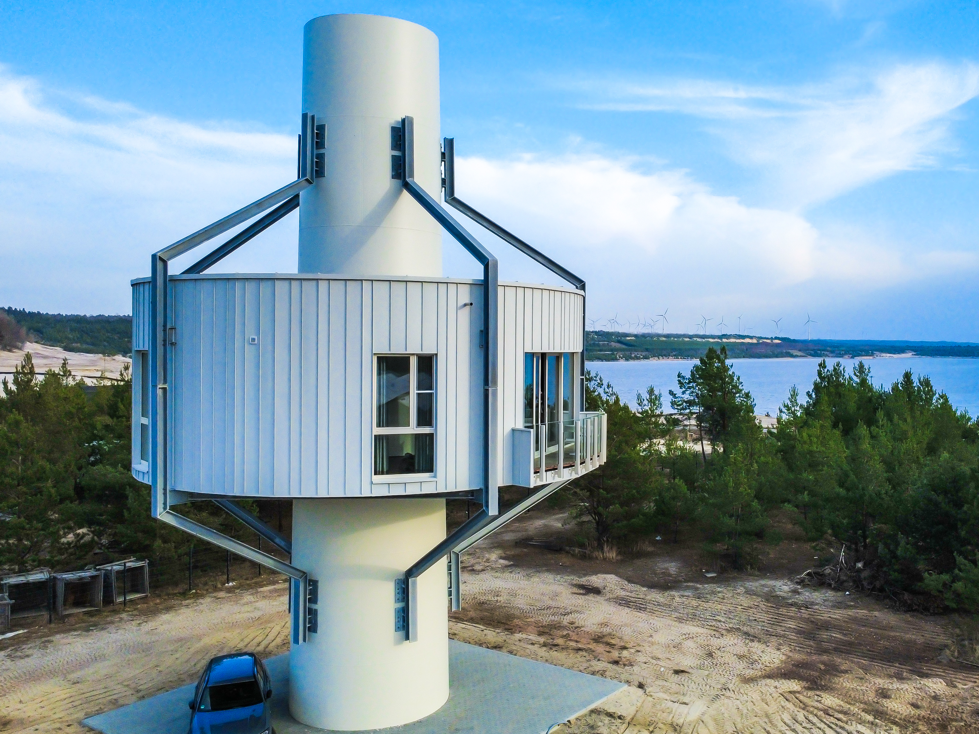 Turmhaus am Bergheider See – einzigartiges Ferienobjekt mit Panoramablick